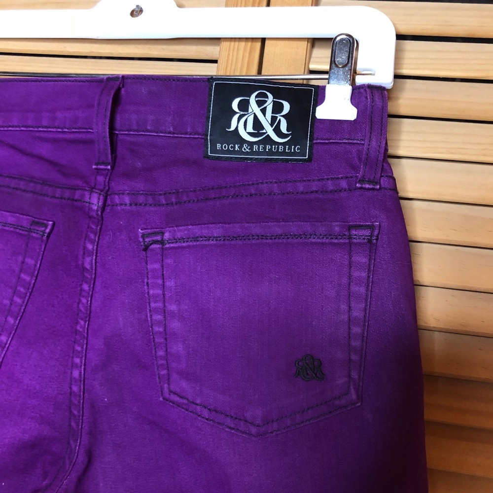 Purple Cruel Fuchsia Posey Skinny Jeans